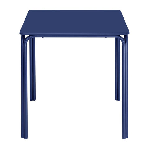 Bolero Adeline Steel Square Table 700mm Dark Navy - HZ356