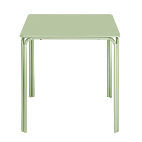 Bolero Adeline Steel Square Table 700mm Light Green - HZ357