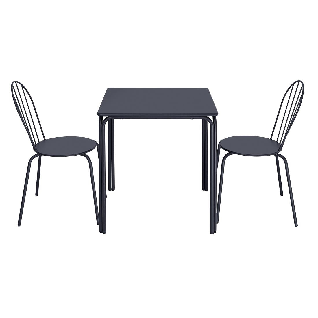 Bolero Adeline Side Chairs Slate Blue (4 Pack) - HZ361