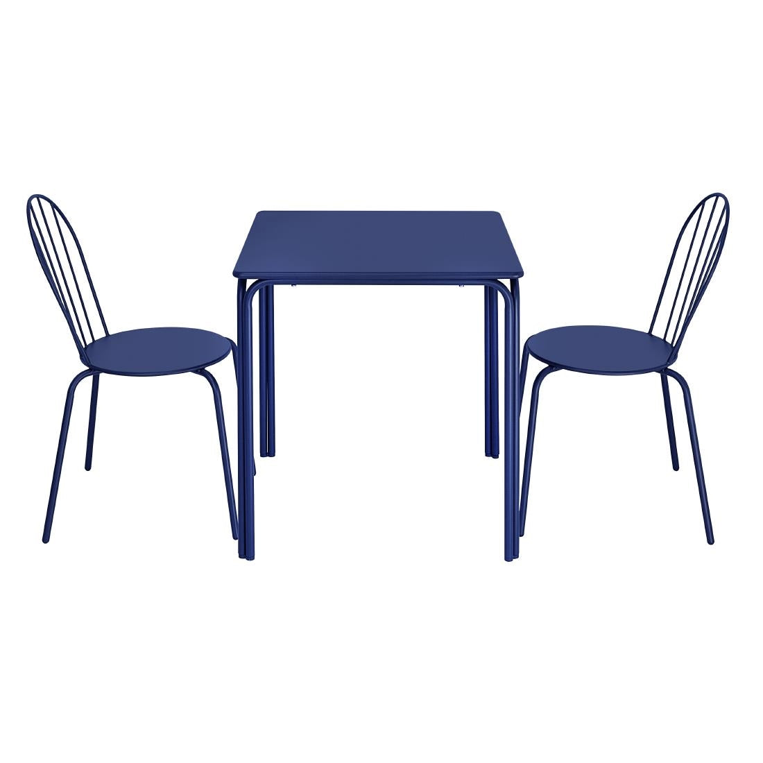 Bolero Adeline Side Chair Dark Navy (4 Pack) - HZ362