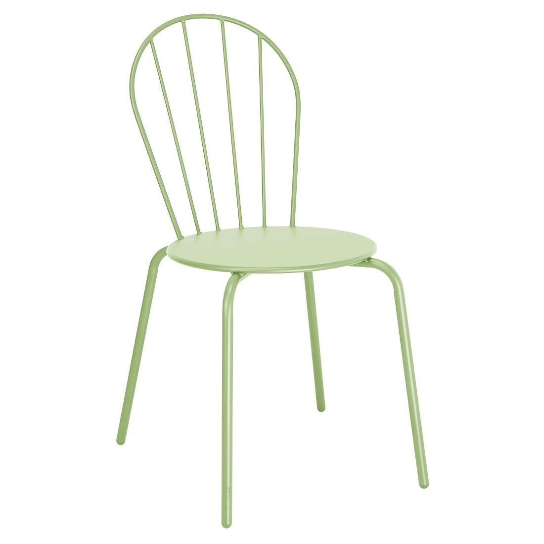 Bolero Adeline Side Chair Light Green (4 Pack) - HZ363