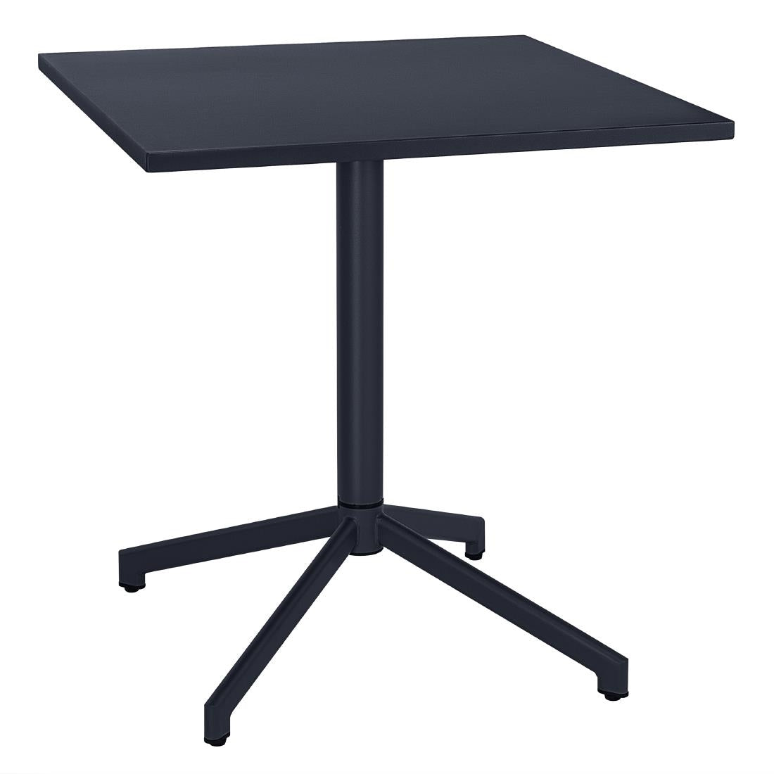 Bolero Porto Folding Table Slate Blue 700x750mm - HZ375