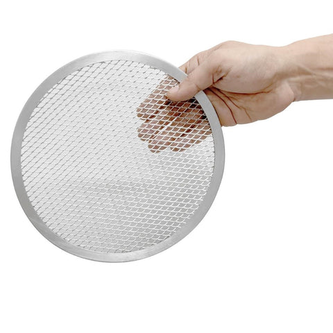 Vogue Aluminium Perforated Pizza Tray 230mm - HZ490