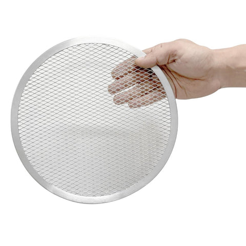 Vogue Aluminium Perforated Pizza Tray 254mm - HZ491