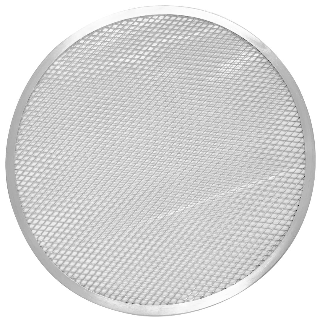Vogue Aluminium Perforated Pizza Tray 355mm - HZ493