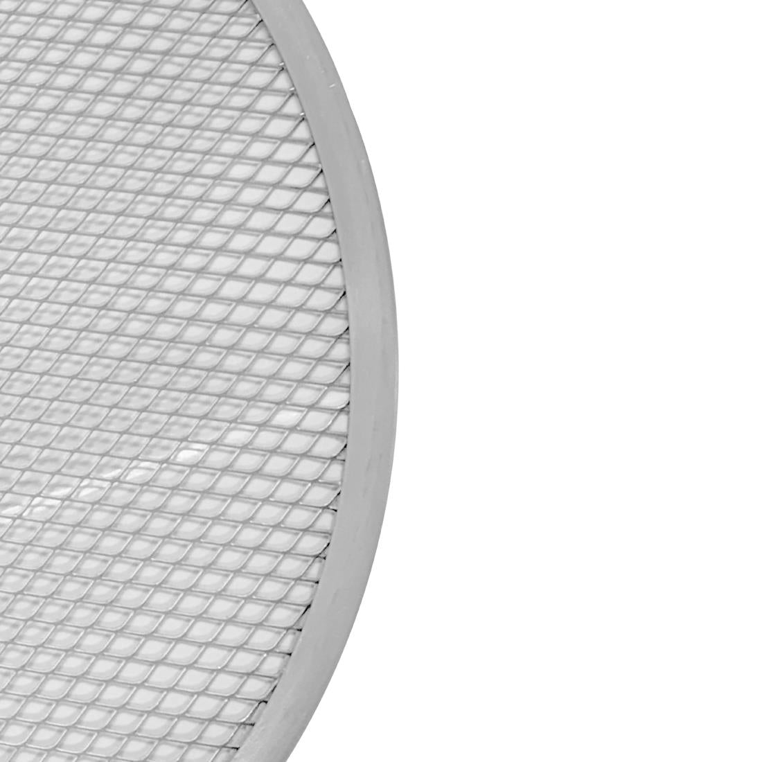 Vogue Aluminium Perforated Pizza Tray 355mm - HZ493