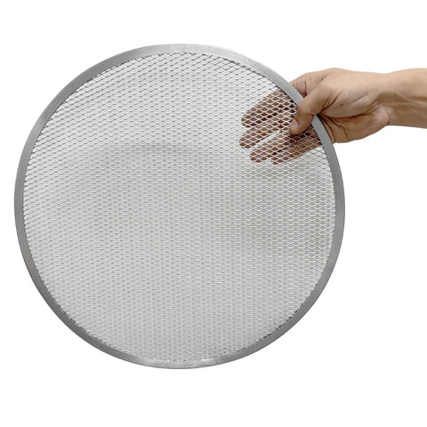 Vogue Aluminium Perforated Pizza Tray 405mm - HZ494