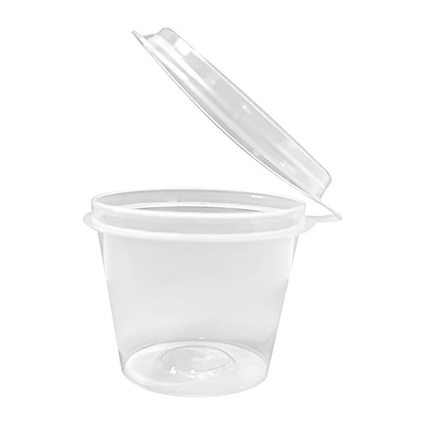 Fiesta Recyclable Portion Pots with Lids 50ml (50 Pack) - HZ577