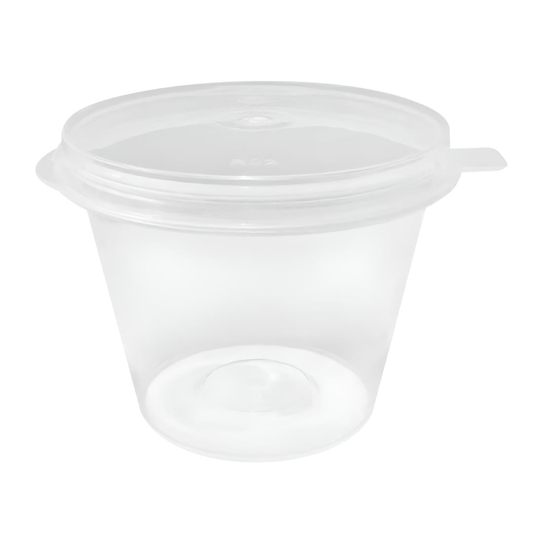 Fiesta Recyclable Portion Pots with Lids 50ml (50 Pack) - HZ577