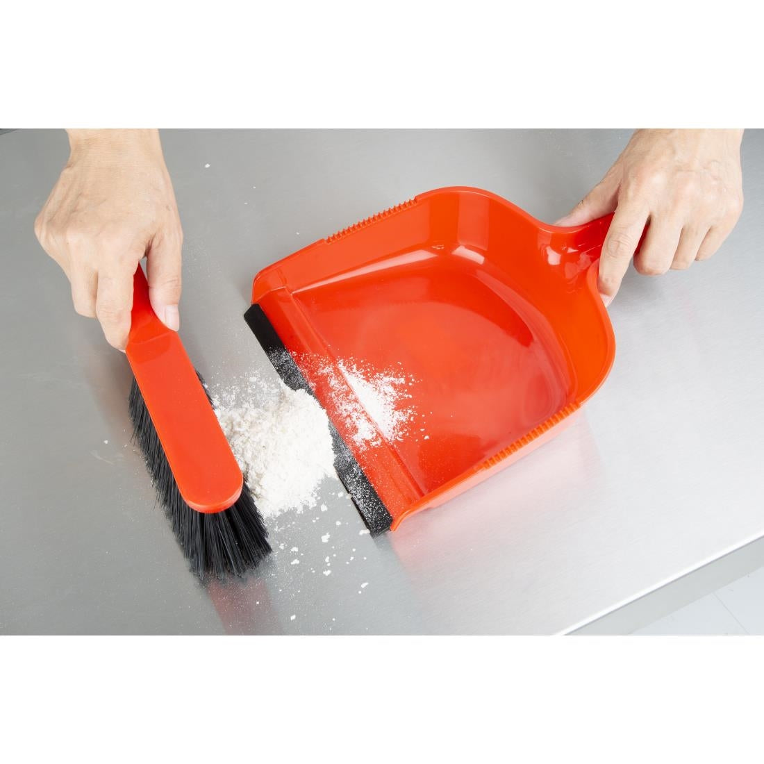 Jantex Dustpan & Brush Set Red - HZ840