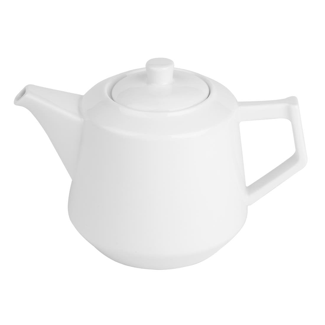 Olympia Whiteware Deco Teapot 820ml (2 Pack) - HZ864