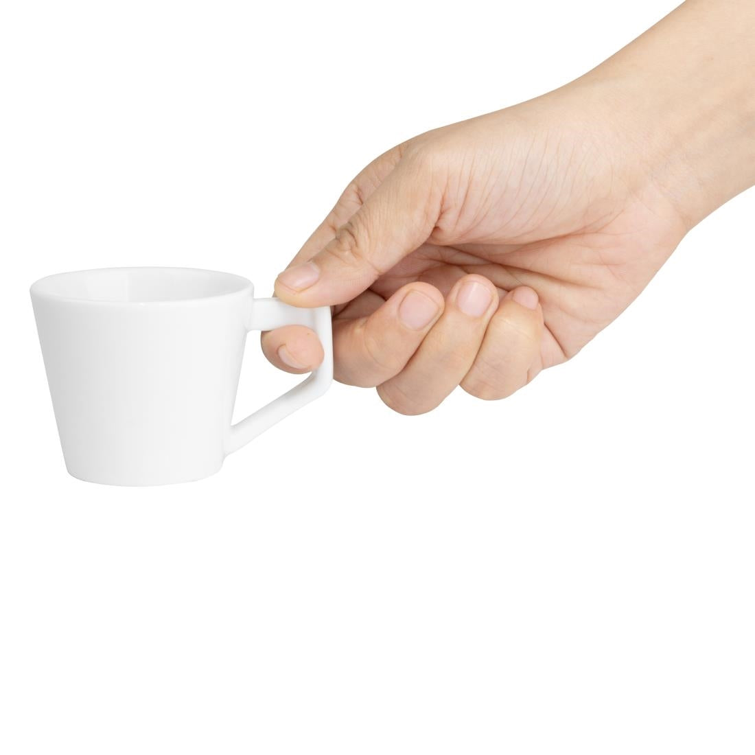 Olympia Whiteware Deco Cups 80ml (6 Pack) - HZ867