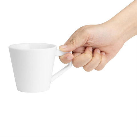 Olympia Whiteware Deco Cups 150ml (6 Pack) - HZ868