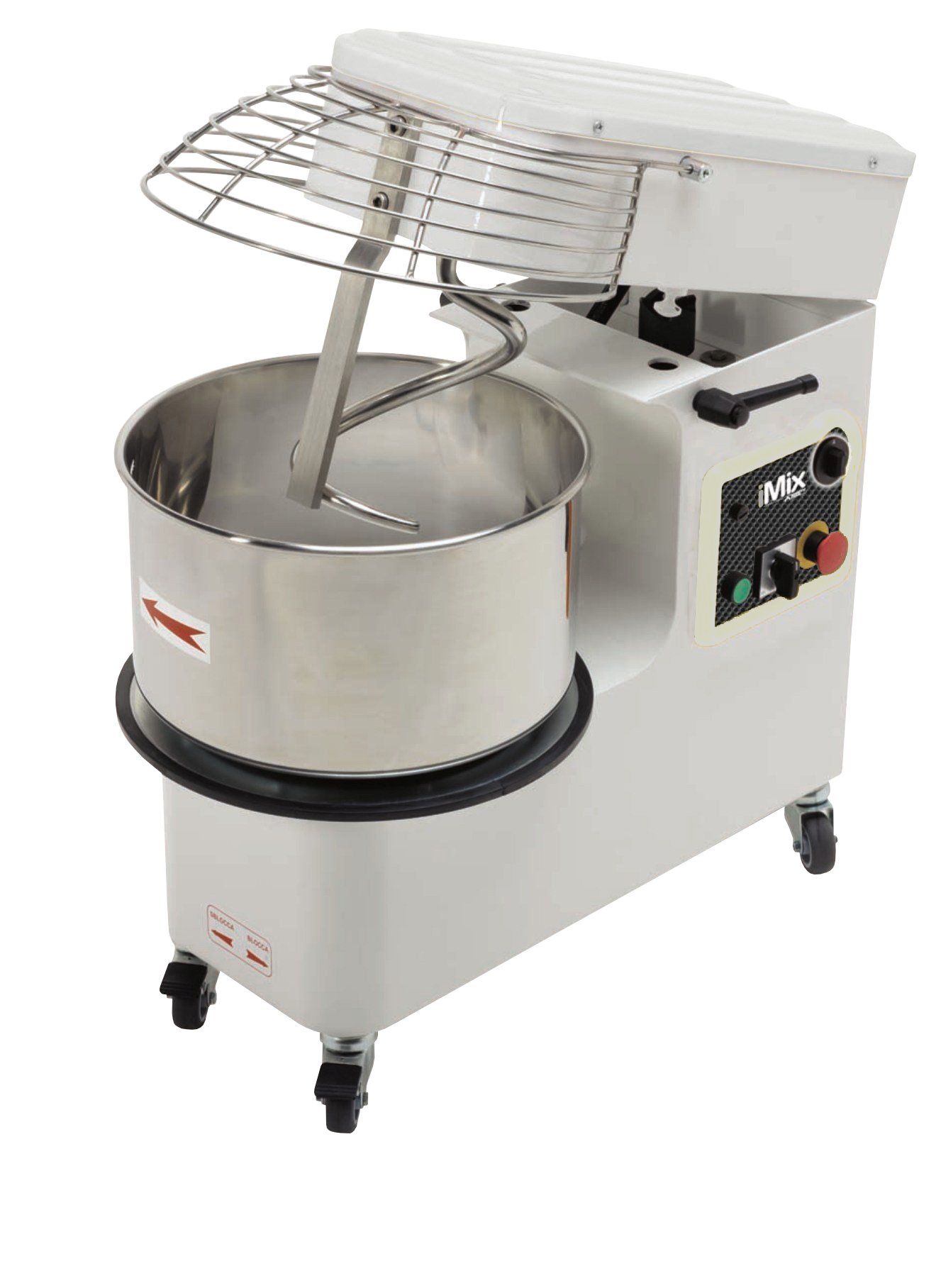 Moretti Forni Double Speed  Removable Bowl Spiral Mixer - 40L