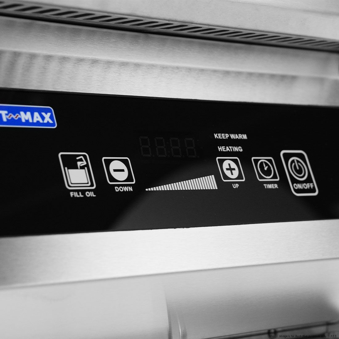 Electmax 700 Series Induction Single Fryer with Splashback IFS7-30L