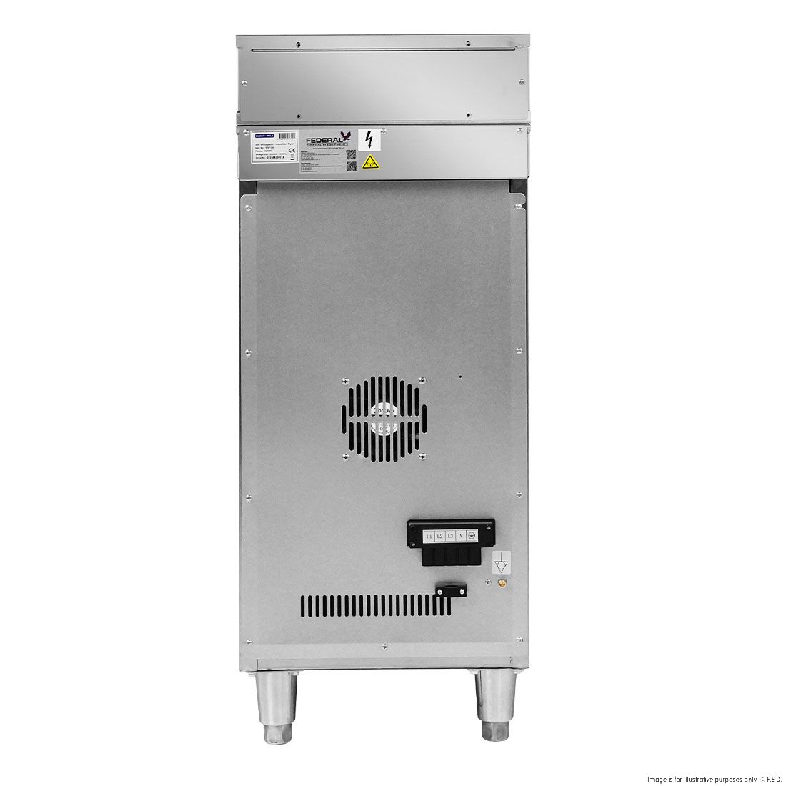 Electmax 700 Series Induction Single Fryer with Splashback IFS7-30L