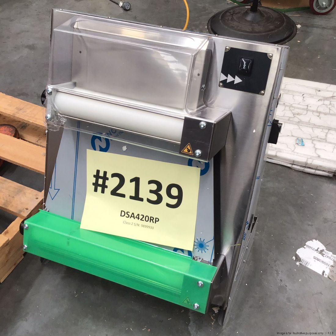 2NDs: Prismafood Pizza Dough Roller - DSA420RP-NSW2139