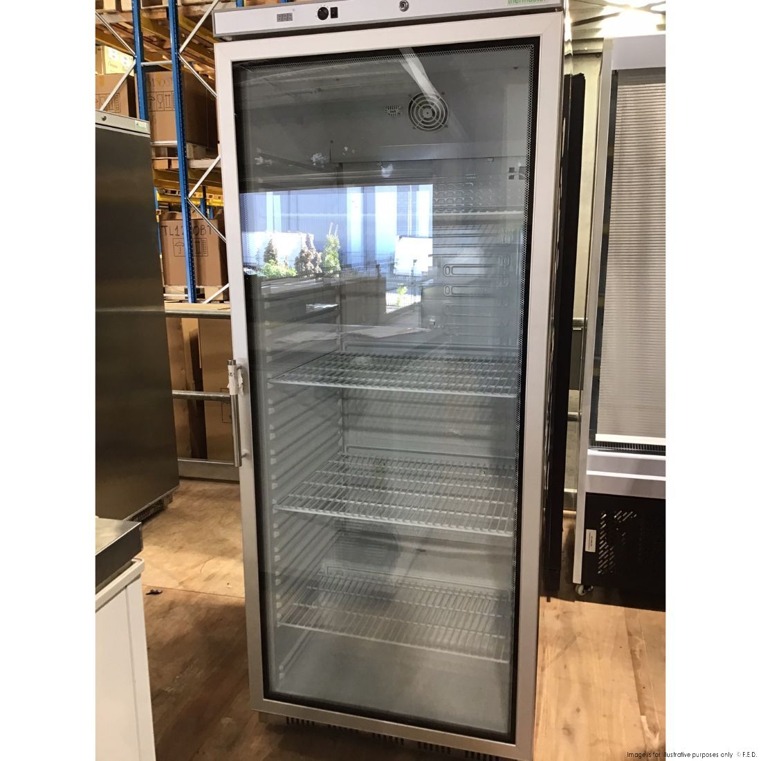 CLEARANCE - Display Fridge with Glass Door HR600G S/S-QLD318