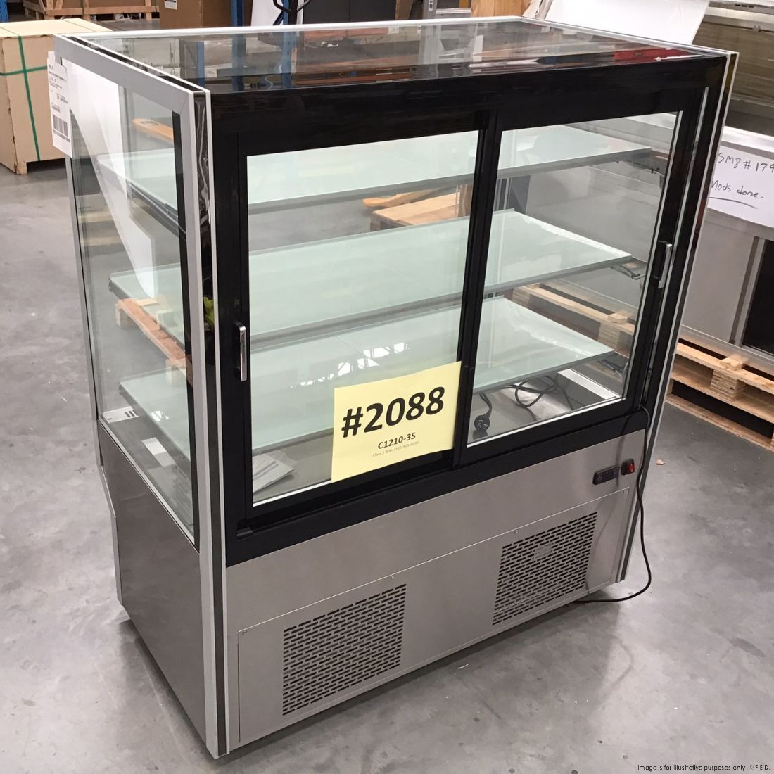 Ex Showroom: Bonvue Complex Chilled Square Display C1210-3S-NSW2088