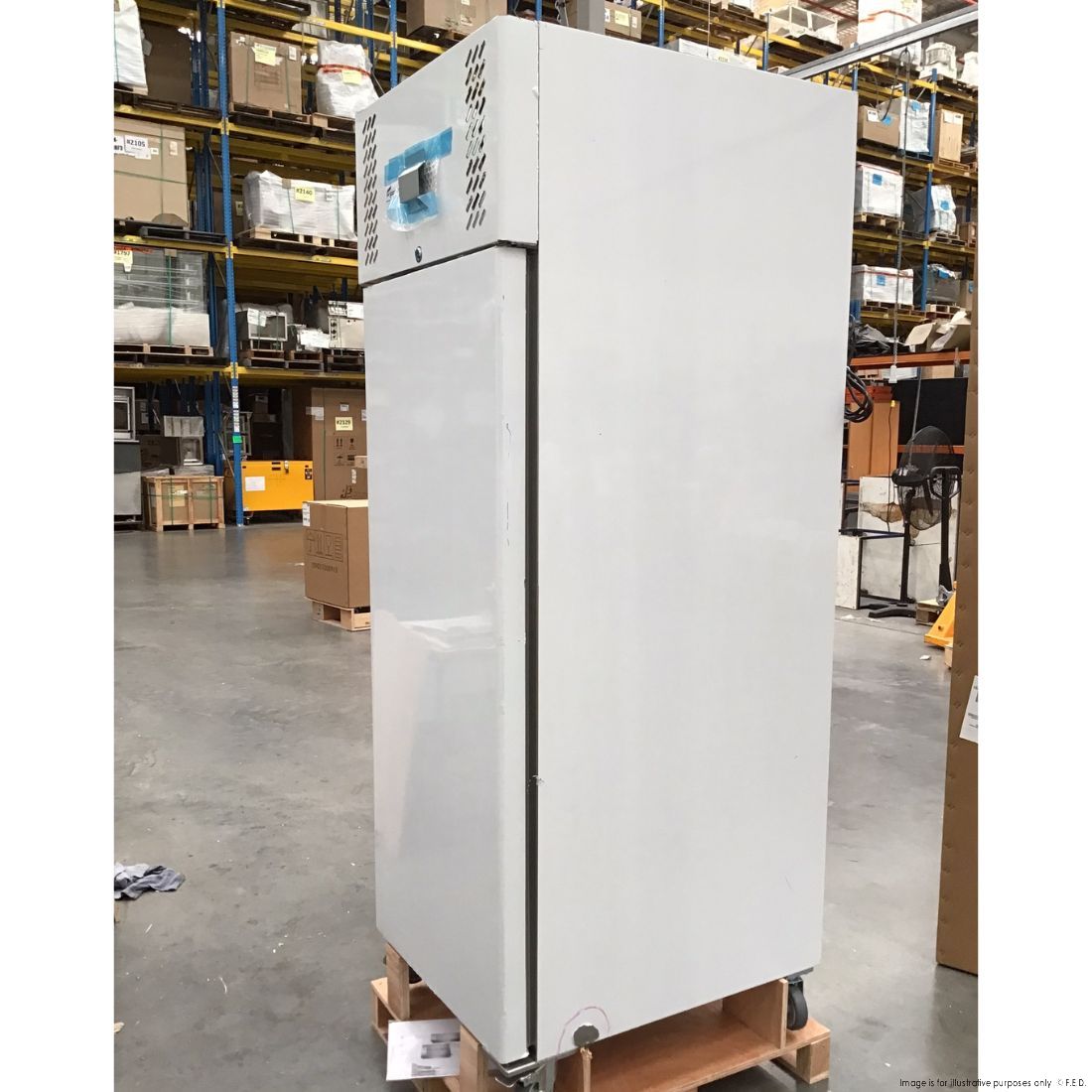 CLEARANCE - FED-X S/S Single Full Door Upright Freezer - XURF600SFV-NSW2146