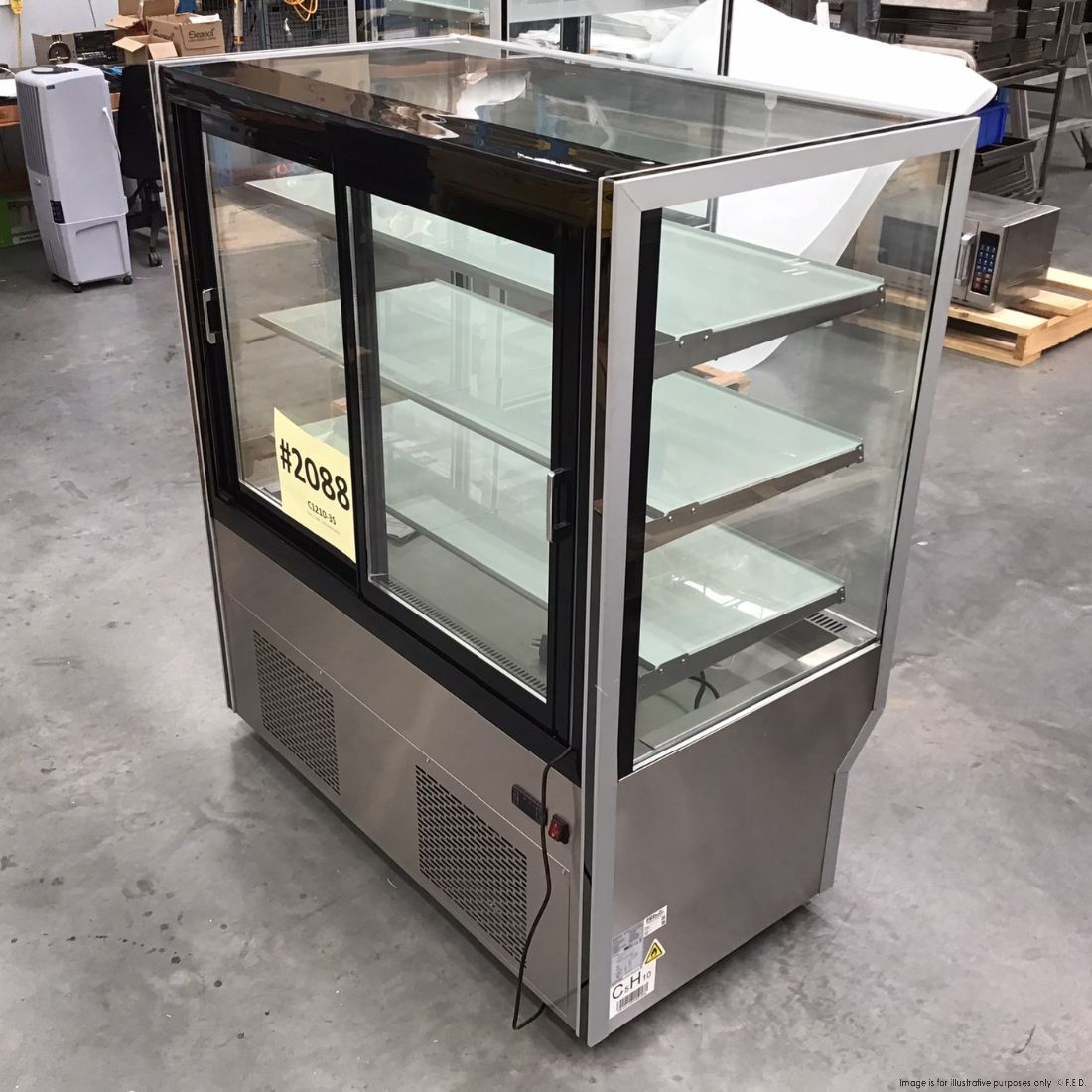 Ex Showroom: Bonvue Complex Chilled Square Display C1210-3S-NSW2088
