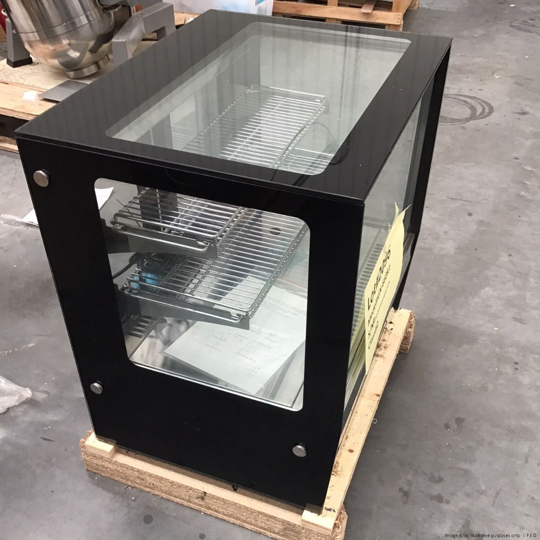 2NDs: Bonvue counter top square glass cold food display - GN-660RT-NSW2096