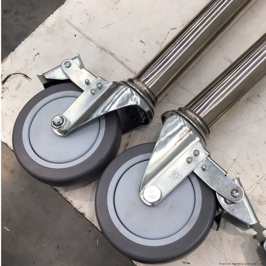 2NDs: Castor &amp; Leg Kit LC-01/A-NSW2097