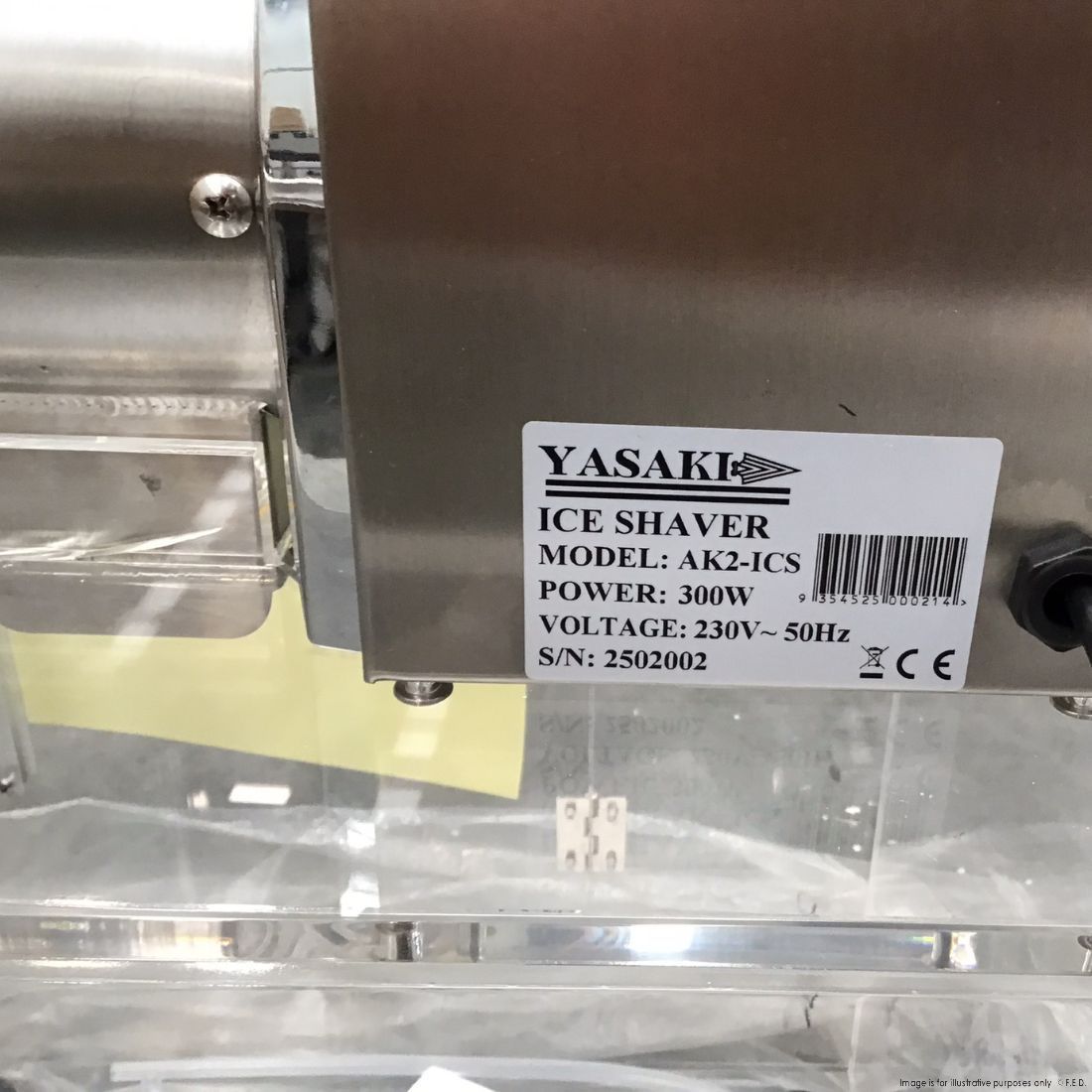 2NDs: Yasaki Durable Waterproof Fast Speed Ice Shaver AK2-ICS-NSW2100