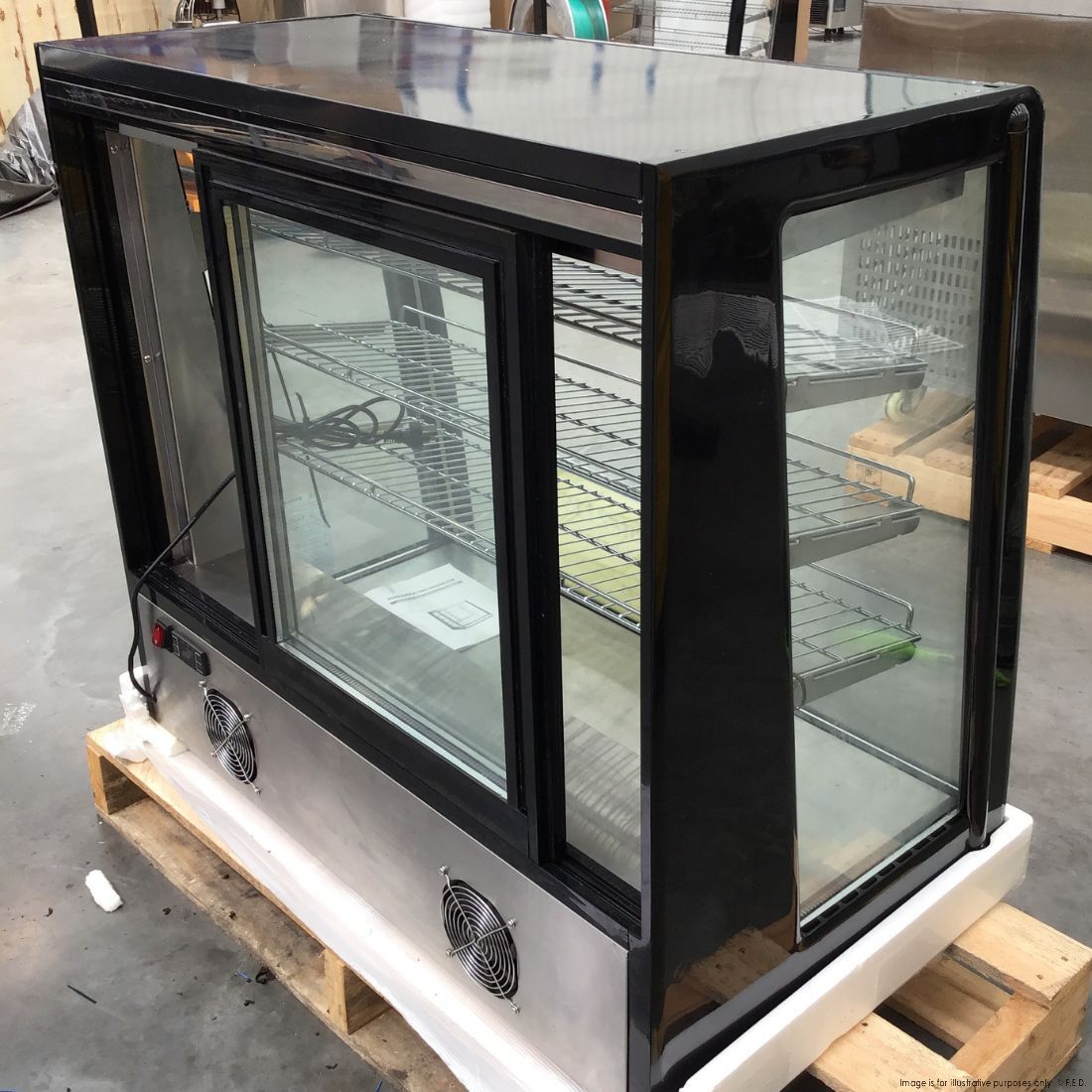 2NDs: Bonvue Chilled Angled Counter-Top Food Display - CTA-246-NSW2115