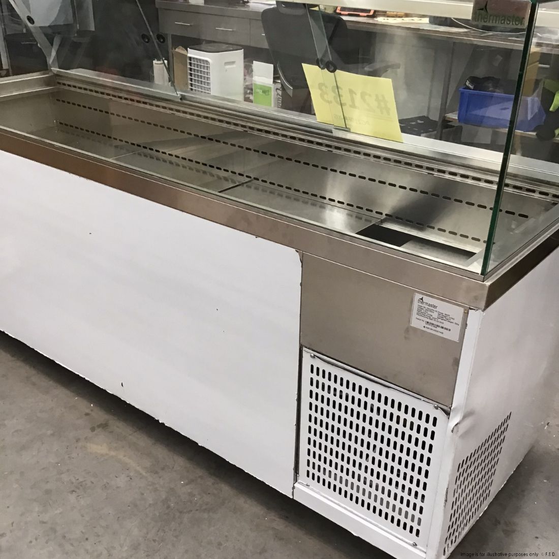 2NDs: Thermaster Cold Salad &amp; Noodle Bar 6x1/1 GN Pans - PG210FA-XG-NSW2133