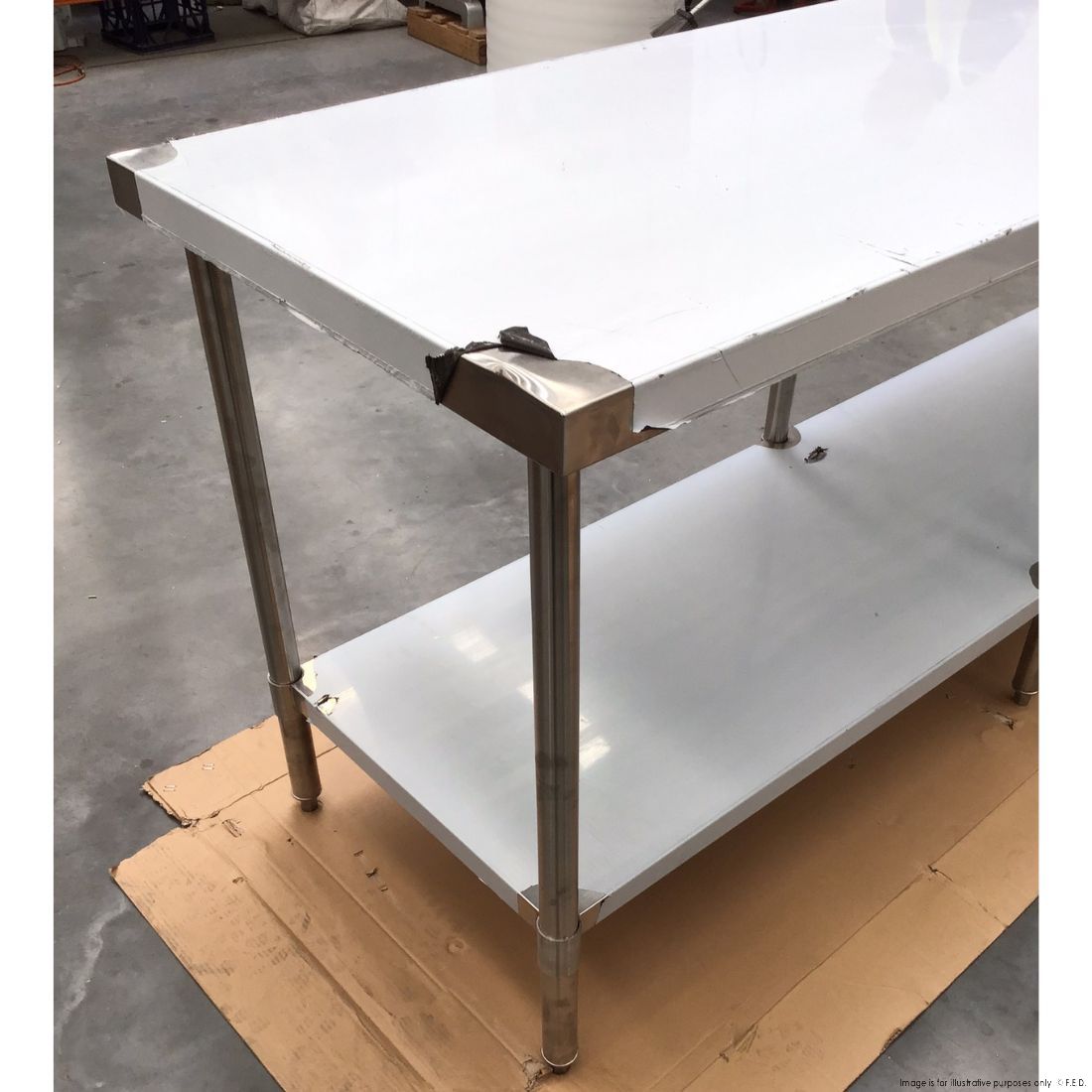 CLEARANCE - Modular System Stainless Steel Workbench - WB7-2100/A-NSW2135