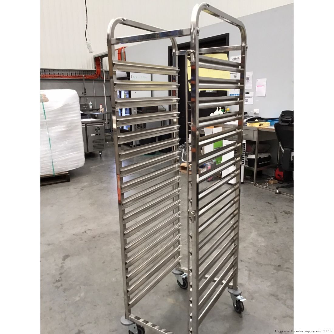2NDs: Modular System Baking tray trolley with 16 trays - 404091-NSW2108
