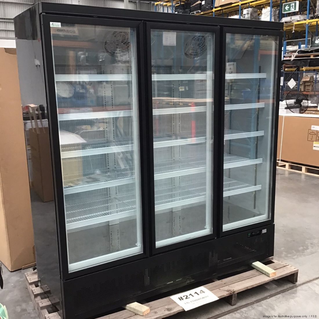 CLEARANCE - Thermaster Triple Door Supermarket Freezer - LG-1500BGBMF-NSW2114