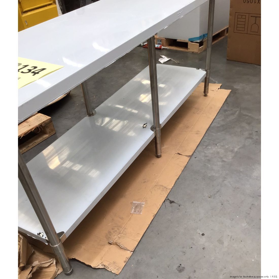 CLEARANCE - Modular System Stainless Steel Workbench - WB7-2100/A-NSW2135