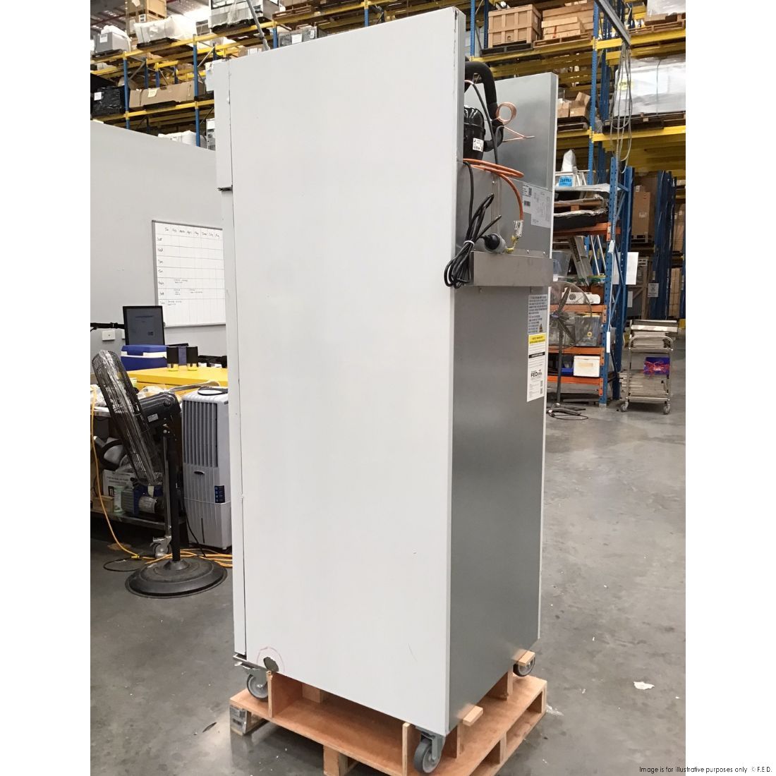 CLEARANCE - FED-X S/S Single Full Door Upright Freezer - XURF600SFV-NSW2146