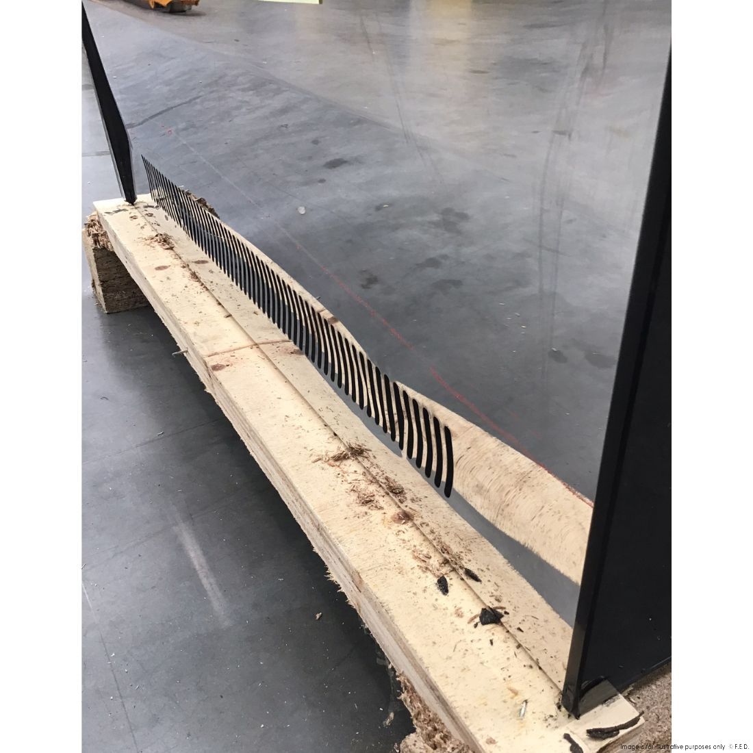 2NDs: Bonvue counter top square glass cold food display - GN-660RT-NSW2096