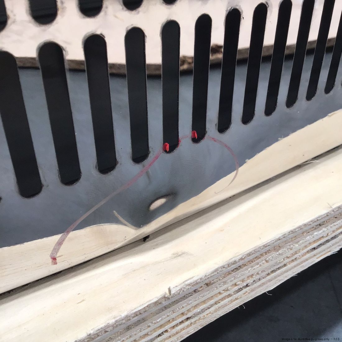 2NDs: Counter top square 2 Shelves Glass cold food display - GN-1200RT-NSW2101