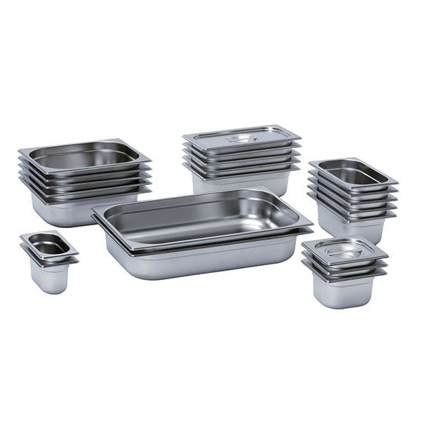 12 x MixRite GN Pans (201 Stainless Steel) 353x325x200 mm