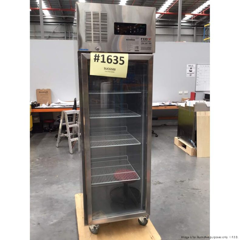 2NDs: Single Door Upright Display Fridge SUCG500-NSW1635