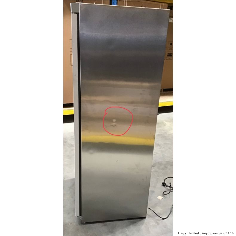 Ex-Showroom: Fed-X Stainless Steel Upright Static Display Freezer - XF600SG-QLD278