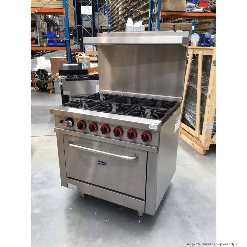 Ex-Showroom: Gasmax 6 Burner With Oven Flame Failure GBS6T-NSW1042
