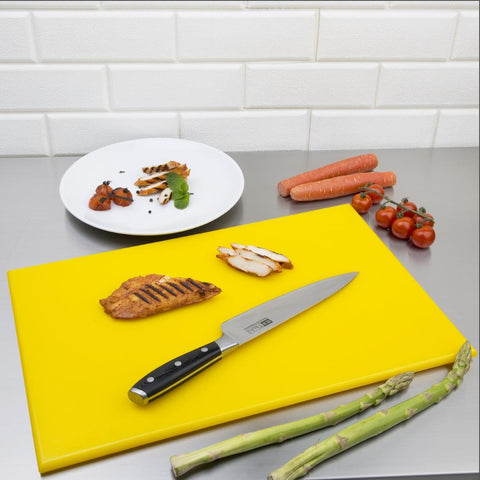 Hygiplas High Density Chopping Board Yellow - 450x300x12mm - J020