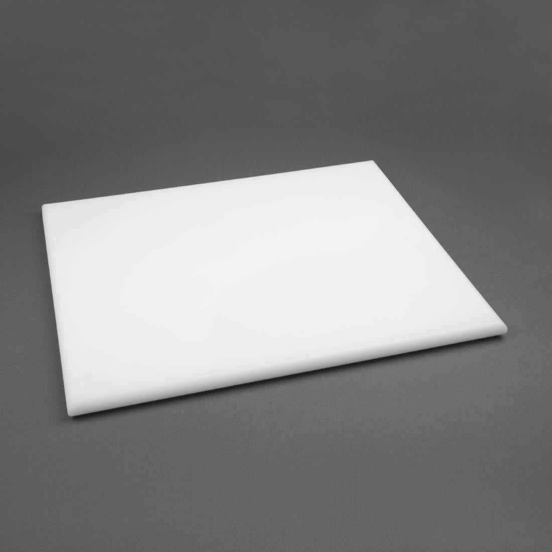 Hygiplas Extra Thick High Density Chopping Board White - 600x450x25mm - J044