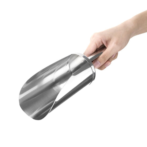 Vogue Stainless Steel Scoop 1Ltr - J180