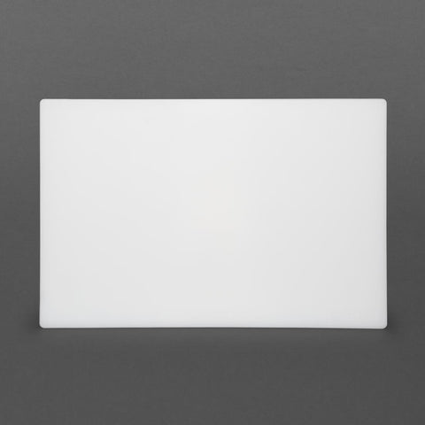 Hygiplas Low Density Chopping Board White - 450x300x10mm - J252