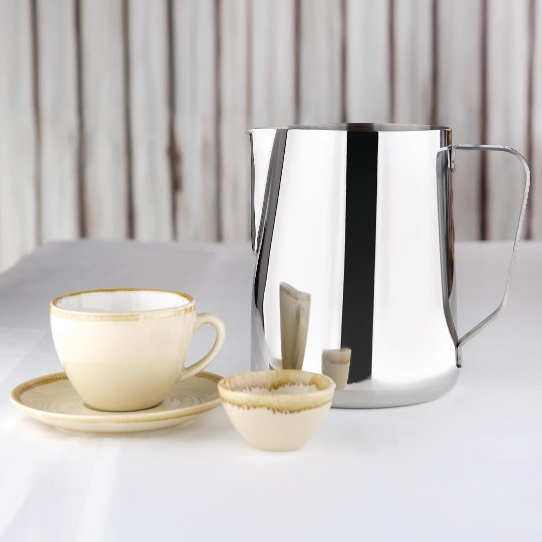 Olympia Stainless Steel Milk Jug 2Ltr - J320