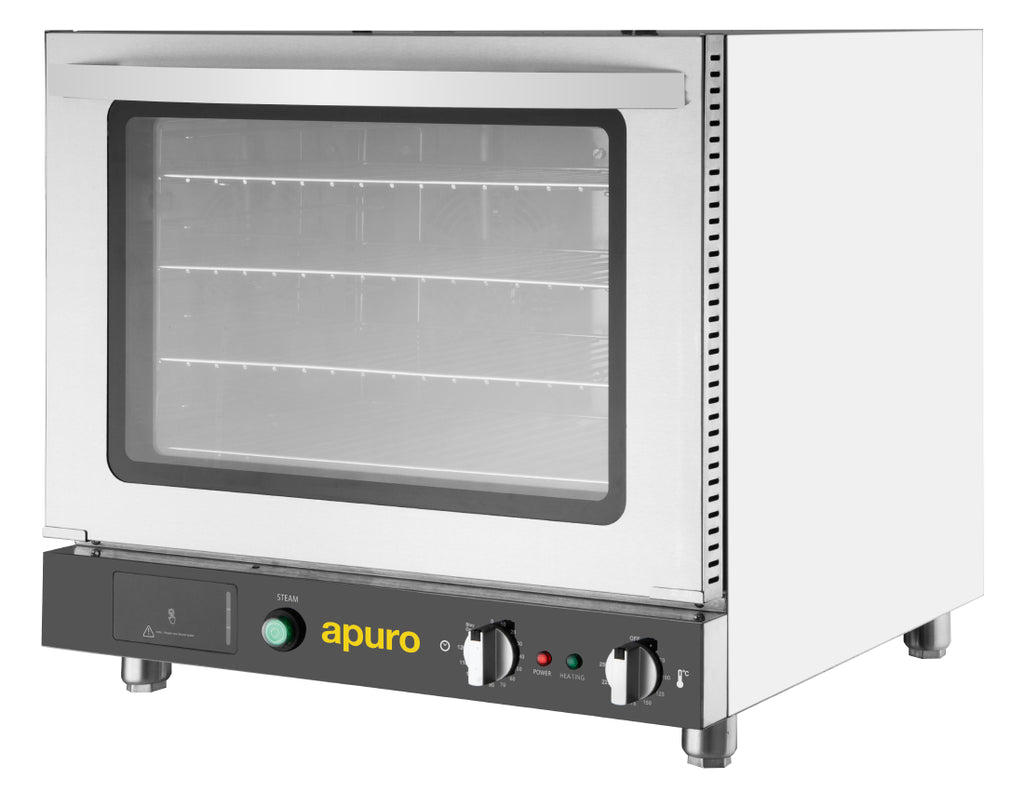 Apuro Bakery Convection Oven with Steam 66Ltr - JA371-A