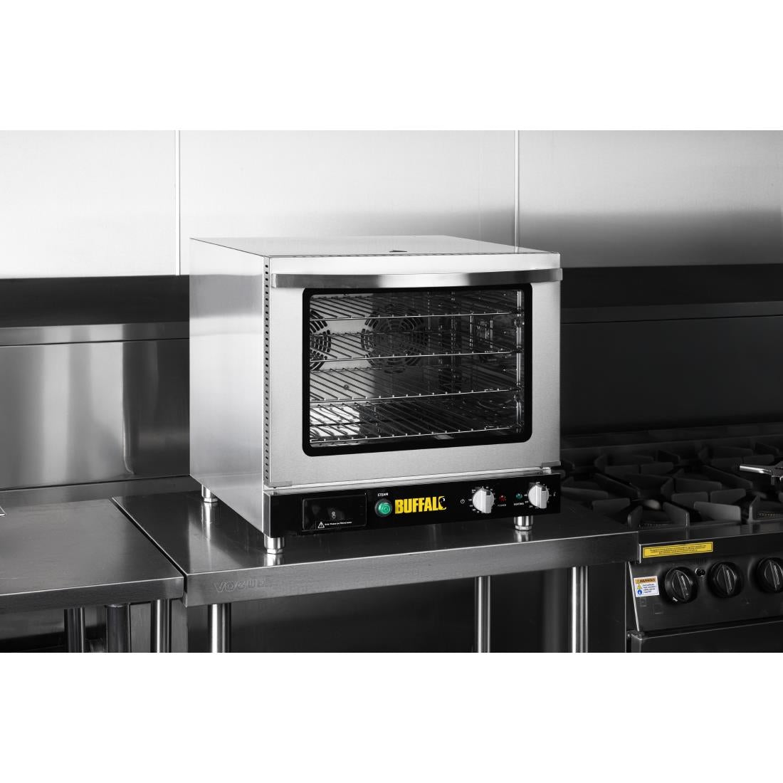 Apuro Bakery Convection Oven with Steam 66Ltr - JA371-A