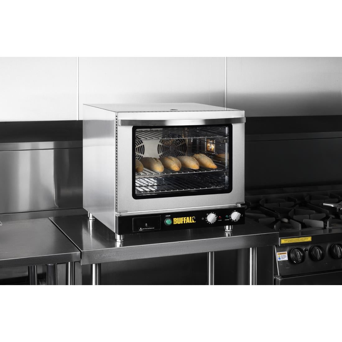Apuro Bakery Convection Oven with Steam 66Ltr - JA371-A