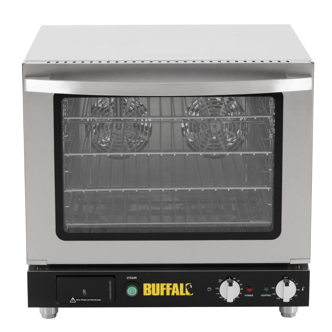 Apuro Bakery Convection Oven with Steam 66Ltr - JA371-A